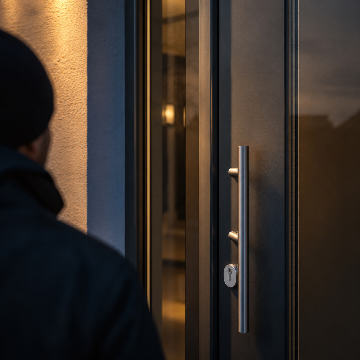 Einbruchsschutz Sichere Moderne Haustür